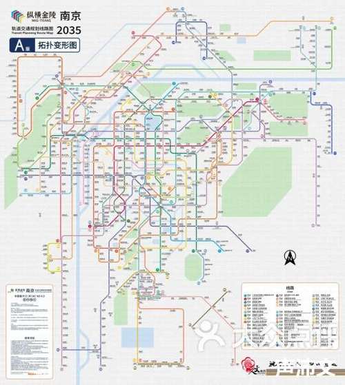 南京地铁规划图2030年高清