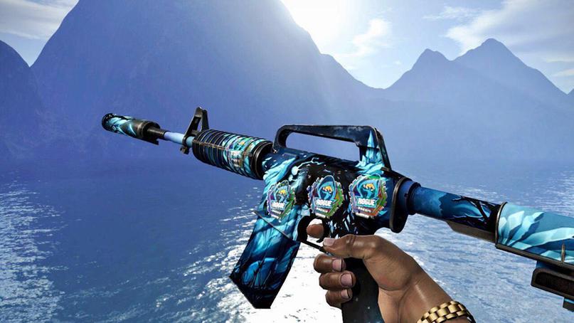 蓝色印花csgo