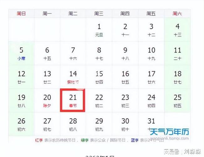 万年历2262年查询