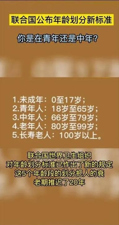 国家规定的年龄划分截图2