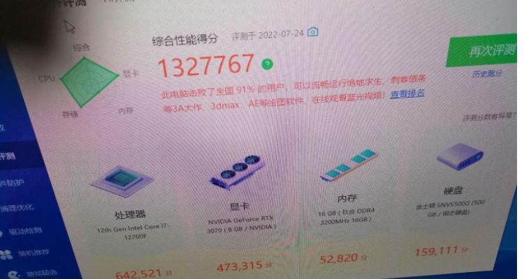 鲁大师显卡多少分算好