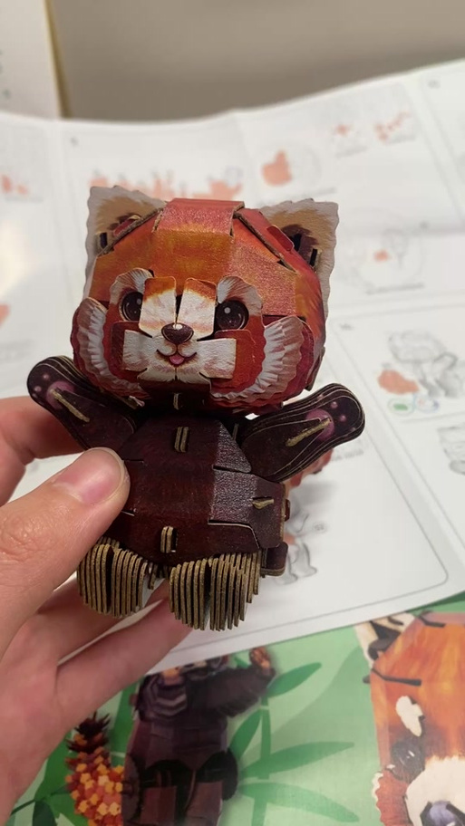 小熊猫手工图片