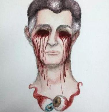 画一个立体死人