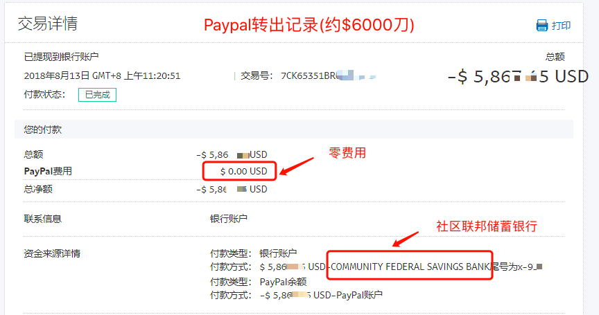 PayPal账户
