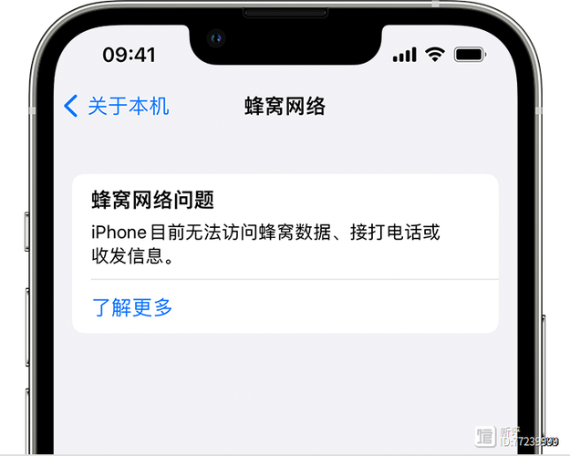 苹果手机蜂窝网络检测到问题