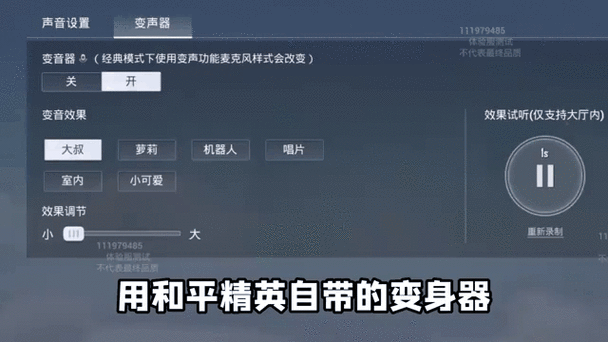 和平精英能调麦克风音量吗