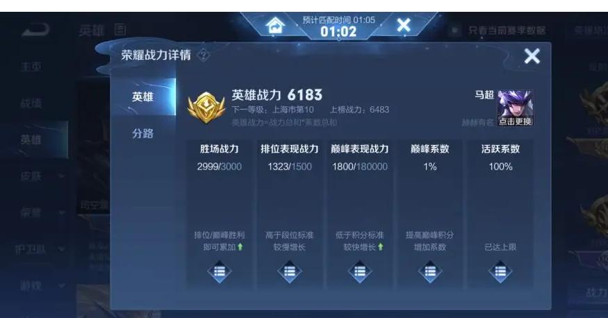 怎么查看巅峰战力是否打满