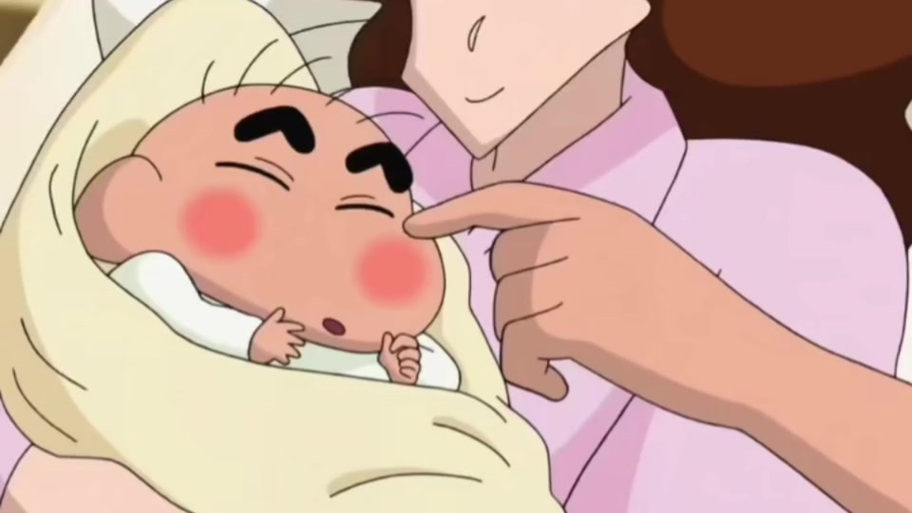 蜡笔小新婴儿图片