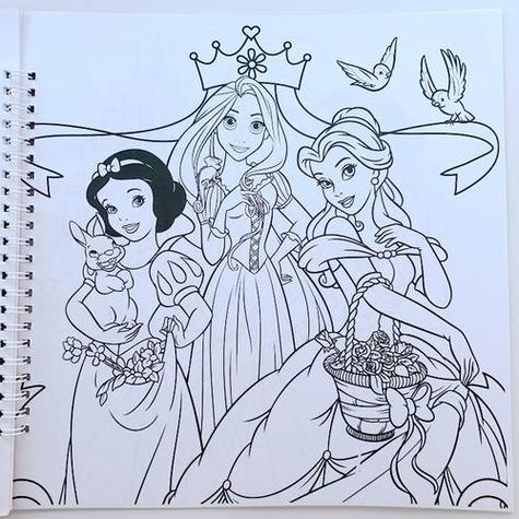 公主图画片 涂色