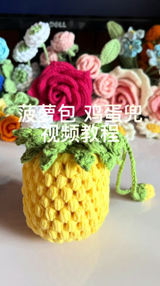 菠萝包包钩法视频教程