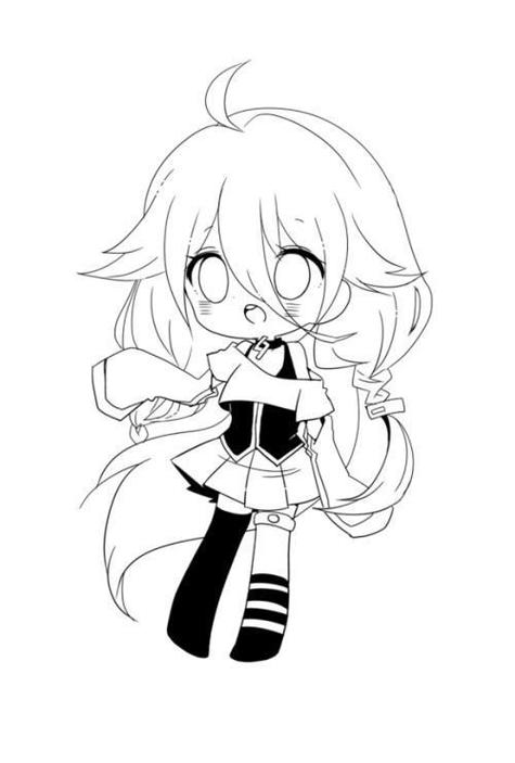 动漫人物简笔画 少女