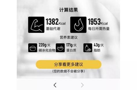 增肌计算器