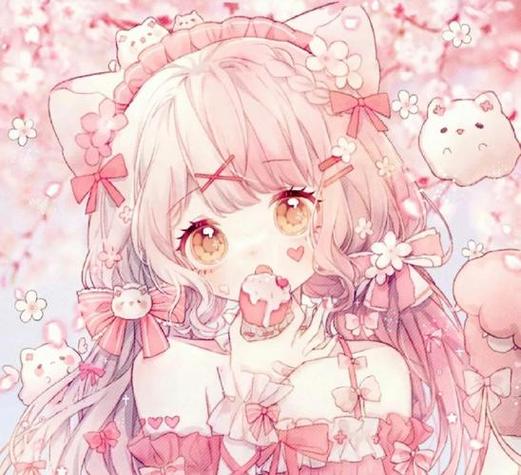 桃子少女头像二次元
