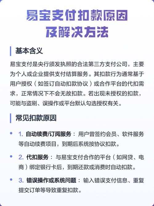 向易宝扣款怎么回事