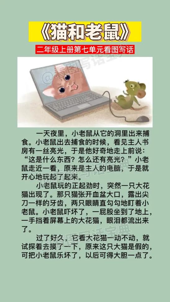 二年级小老鼠玩电脑写话教案