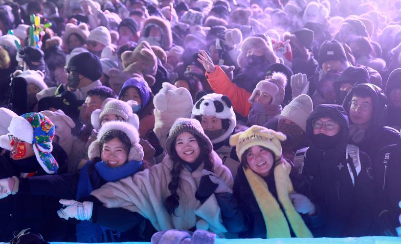 雪地party