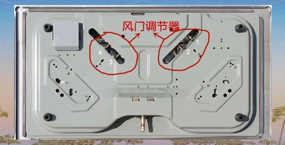 燃气灶2个风门怎么调节