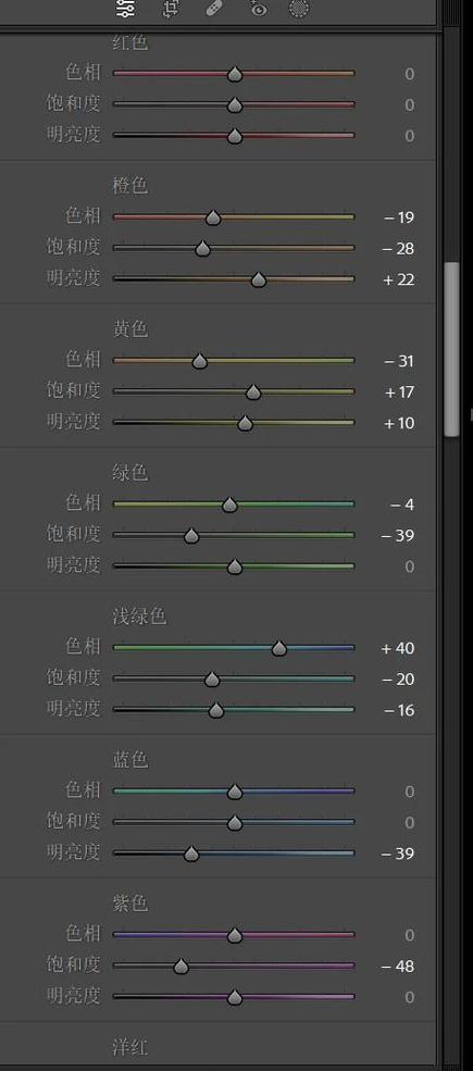lr怎么选区调色