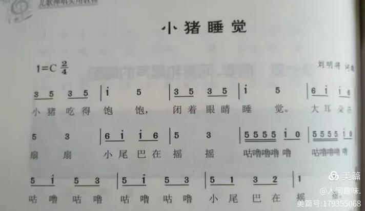 我的小猪猪儿歌