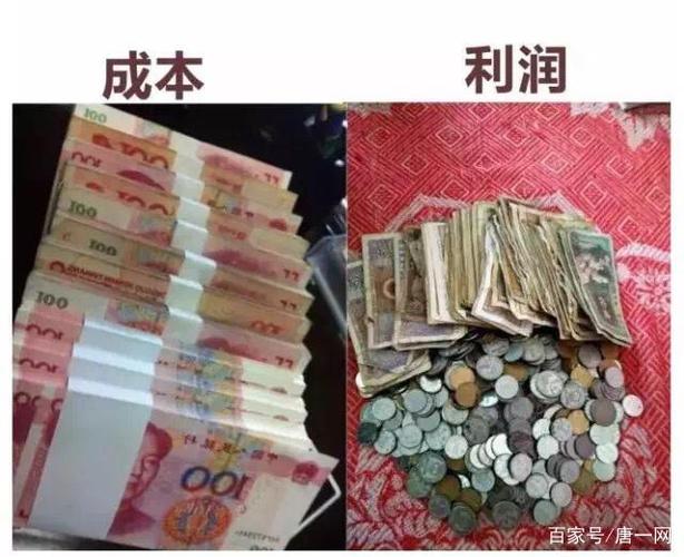 高成本与低利润图片