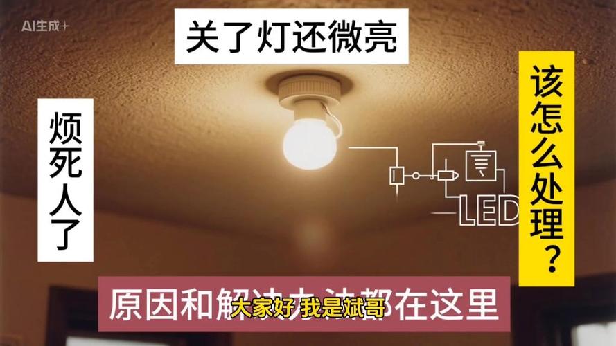 家里总电源关闭灯还微亮