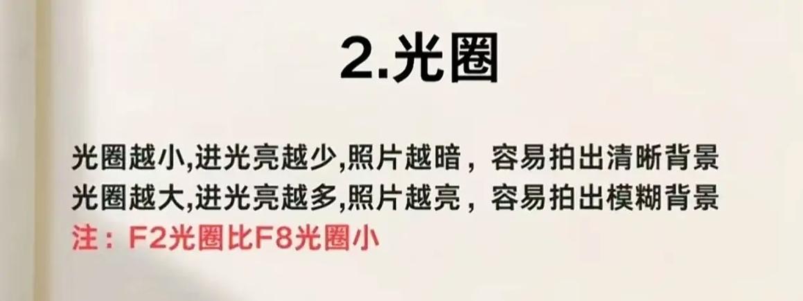 手机光圈越大越好还是越小越好