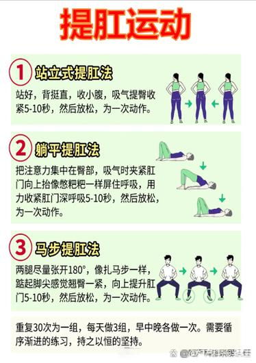 正确的盆底肌修复动作