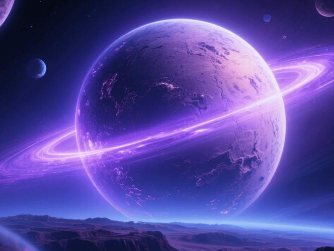什么星球是紫色的