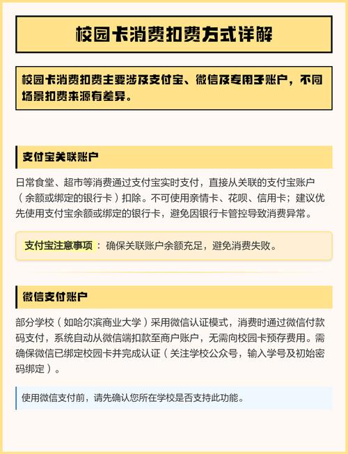 支付宝绑定校园卡后扣费从哪里扣