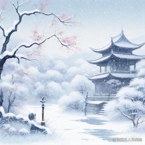 描写雪景超唯美的段落