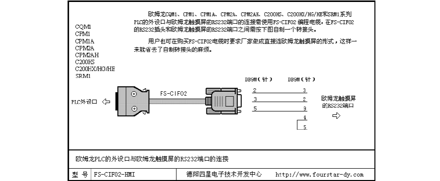 欧姆龙触摸屏接线图片