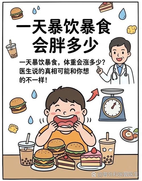 暴饮暴食之后体重几天能消