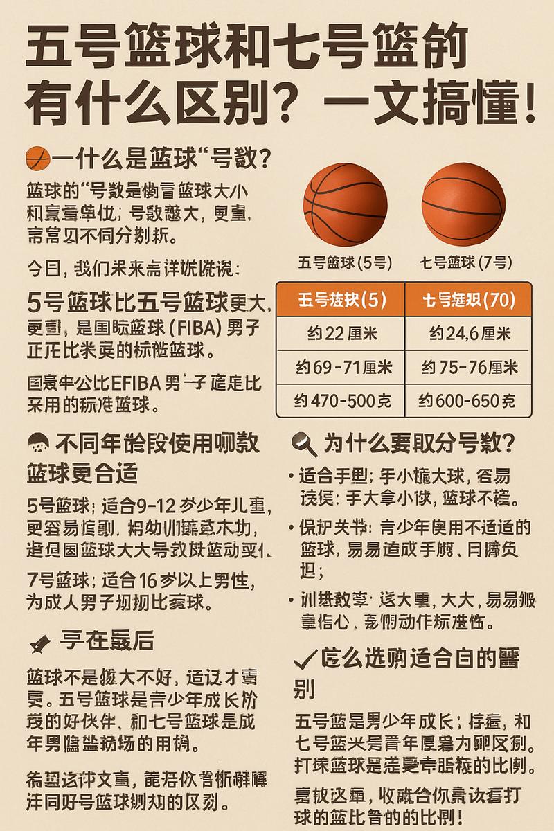 5号和6号篮球的区别