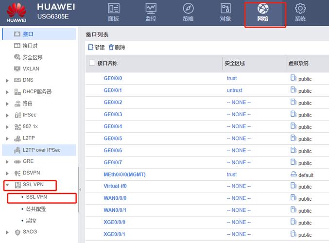 usg5500防火墙配置