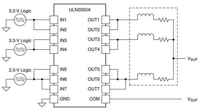 ULN2003工作原理