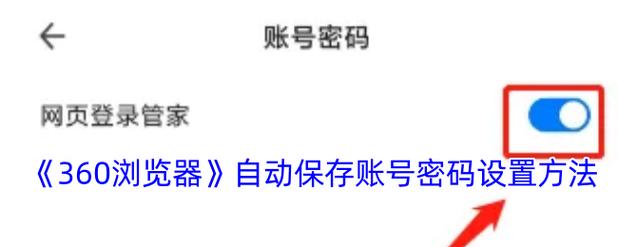 保存登录密码怎么设置
