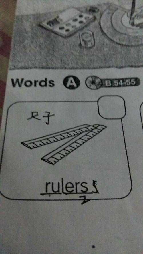 尺子的英语ruler