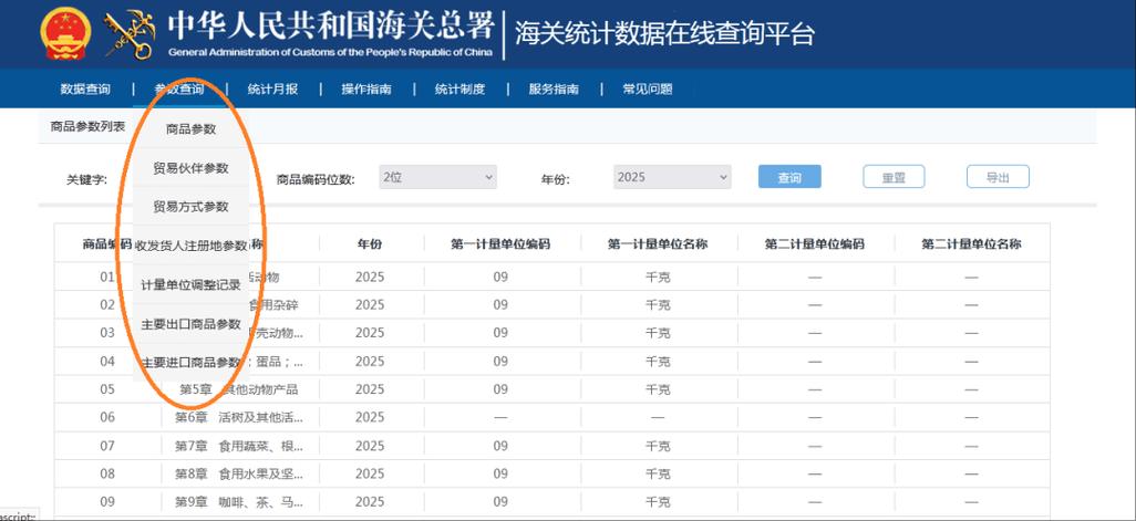 海关数据在线查询平台