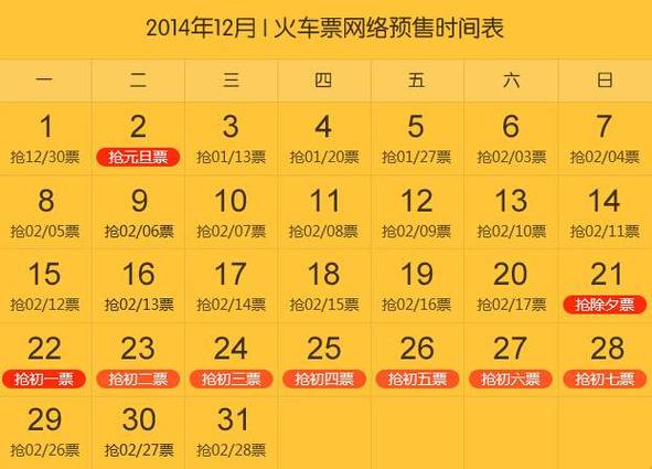 2026春节高铁票预售时间