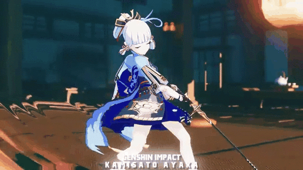 原神神里绫华大招多少段