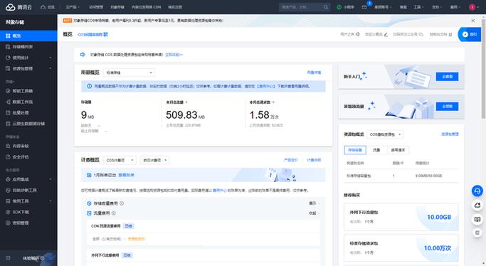 腾讯云cos免费流量