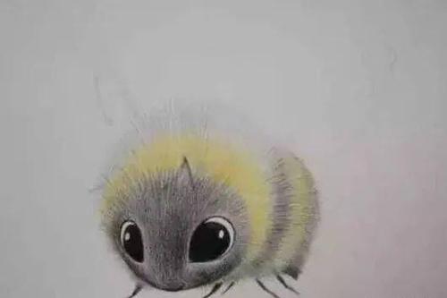 小蜜蜂画什么颜色好看