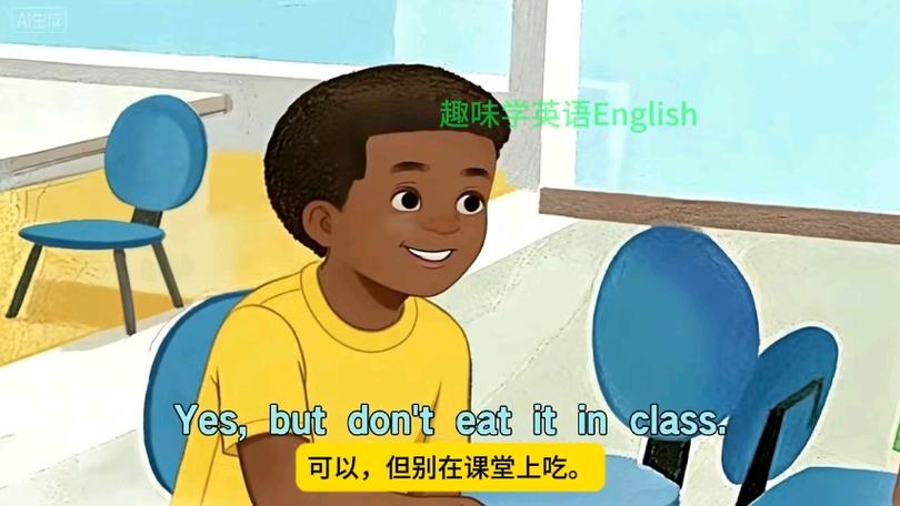 我一边看电视一边吃东西的英语