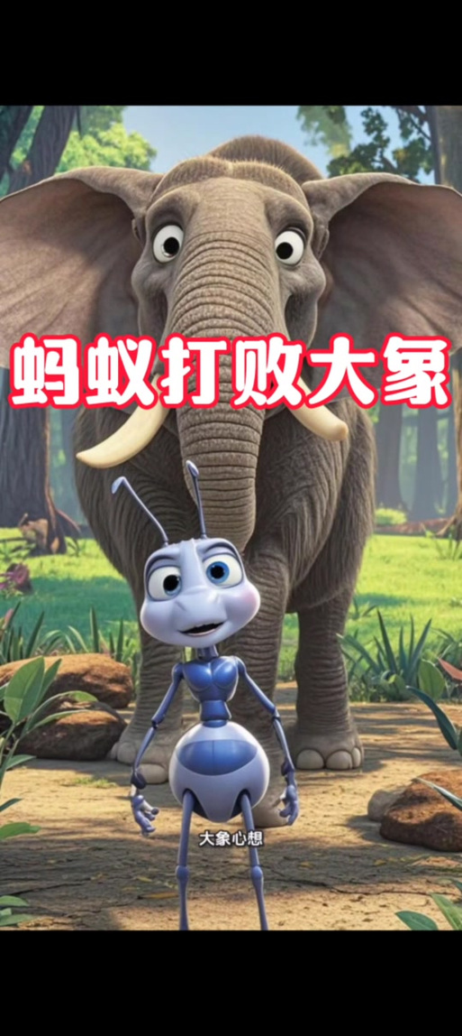 蚂蚁怎么战胜大象的