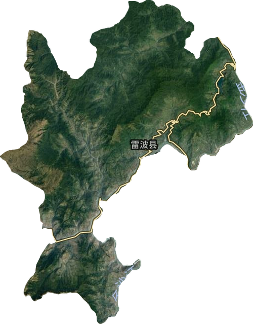 雷波县地图