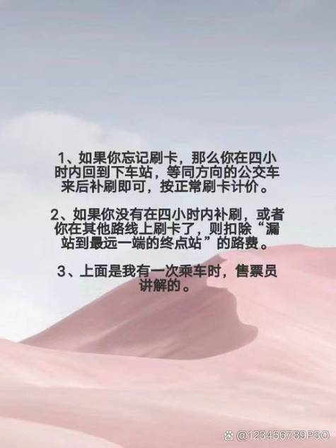 下车忘刷卡