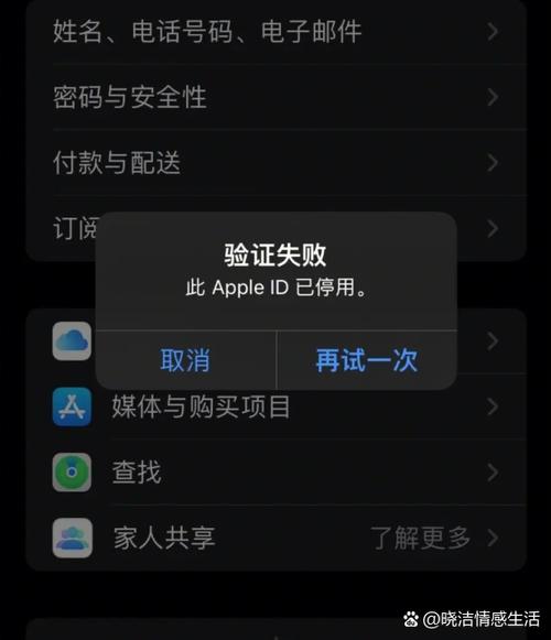 苹果id密码无效怎么回事