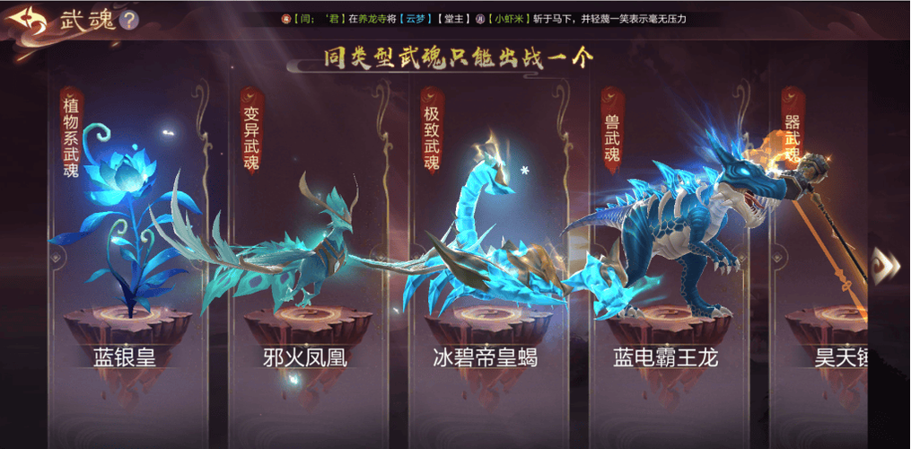 斗罗大陆武魂大全