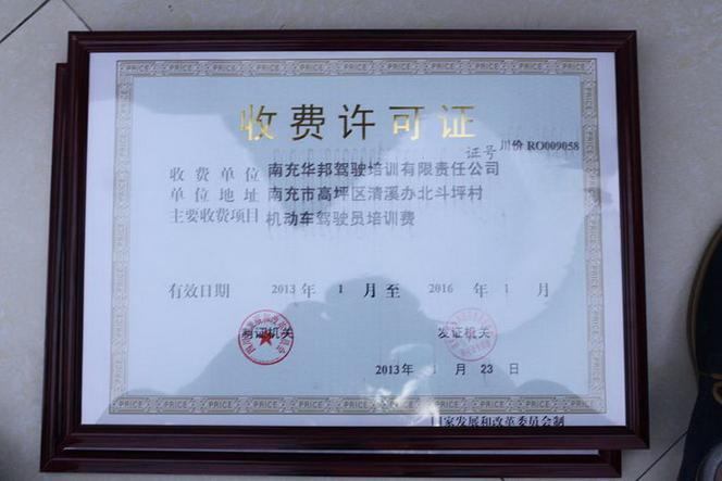 收费许可证取消了吗