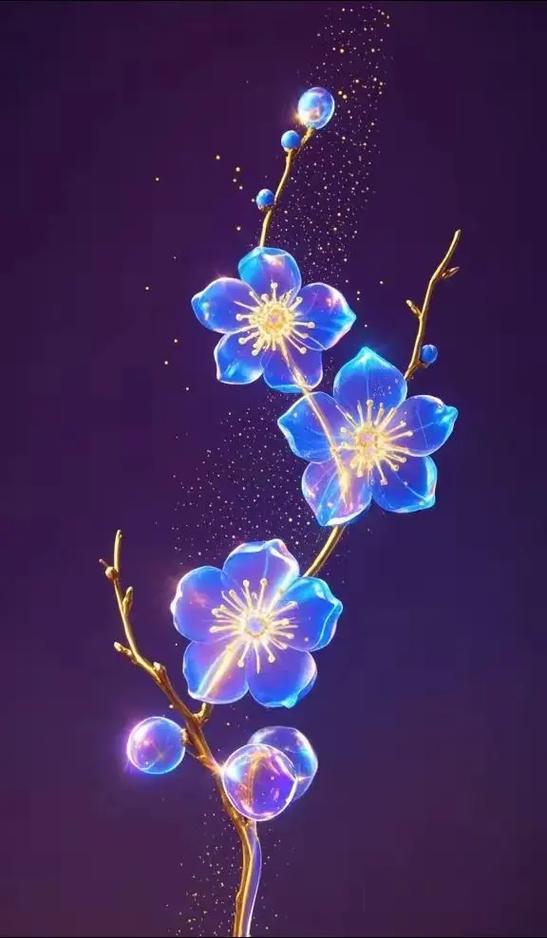 抖音指尖特效花朵旋转